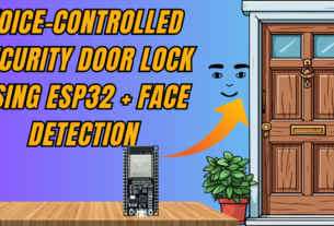 Voice-Controlled Security Door Lock using ESP32 + Face Detection