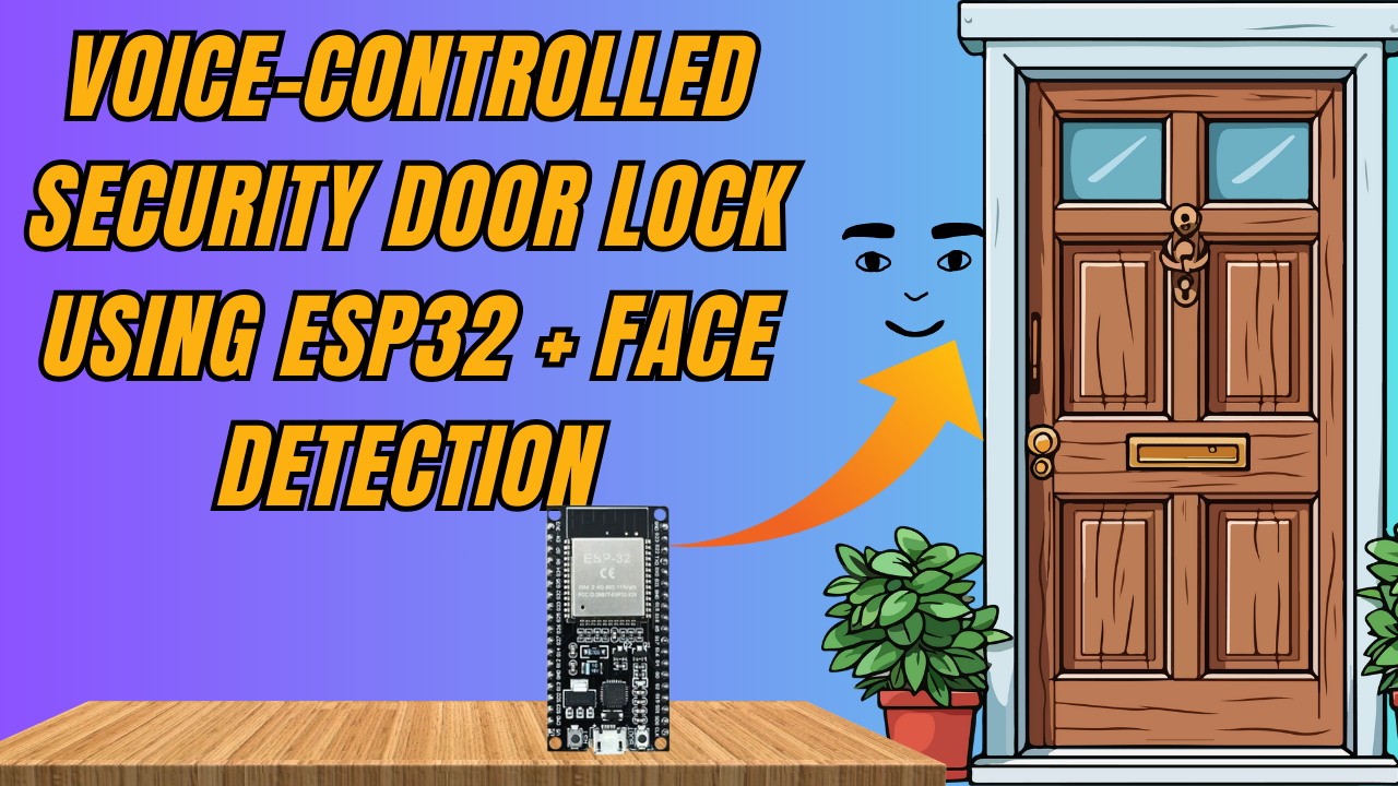 Voice-Controlled Security Door Lock using ESP32 + Face Detection