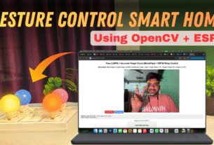 Home Automation Gesture Control Using OpenCV & MediaPipe – Face + Finger Tracking for ESP32