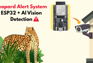 Leopard Alert System: ESP32 + AI Vision Based Real-Time Animal Detection