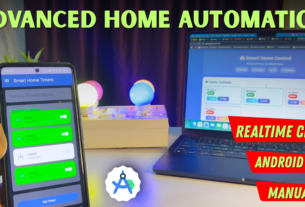 Home Automation using ESP32 & Firebase Realtime Database 🔥 | App + Web + Manual Switch Sync